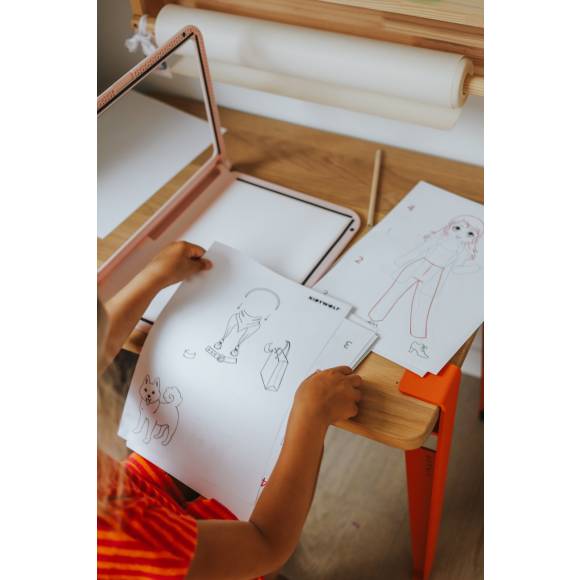 Kidywolf - Kidydraw-pro FASHION - tablet rysunkowy podświetlany dwustronny