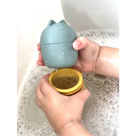 Silikonowe otwierane zabawki do kąpieli - zestaw 5 sztuk - Play&Store