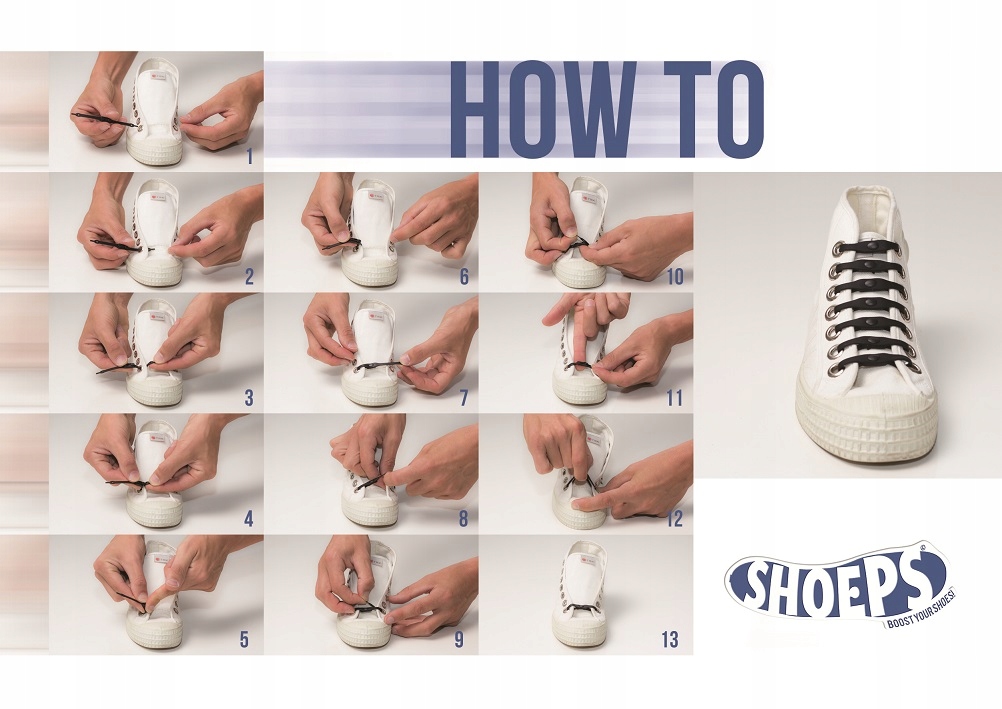 jak wiązać sznurówki Shoeps
