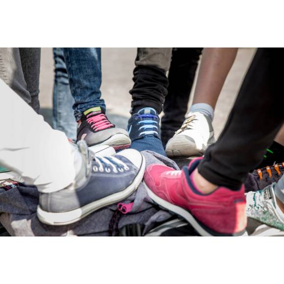 Sznurówki silikonowe bez wiązania - Srebrne SHOEPS