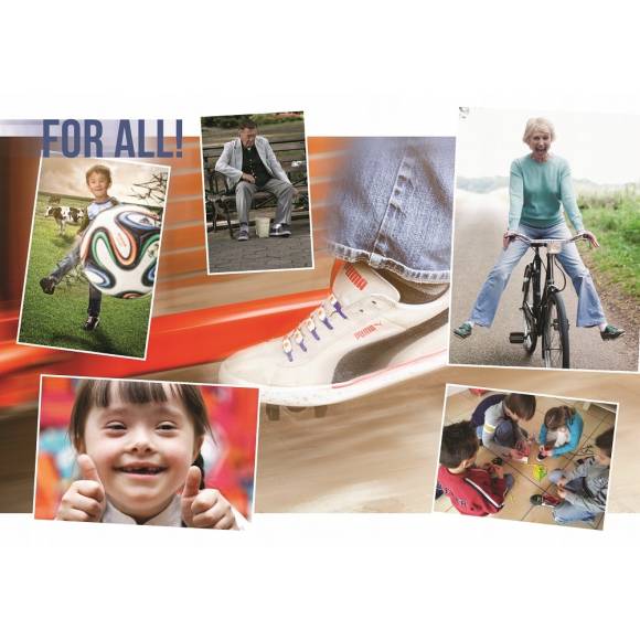 Sznurówki silikonowe bez wiązania - Fuksja SHOEPS